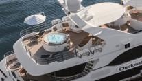 Motor Yacht CHECKMATE. -  Sundeck from above